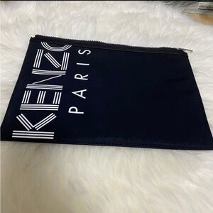 Kenzo Black and White Toiletry Bag